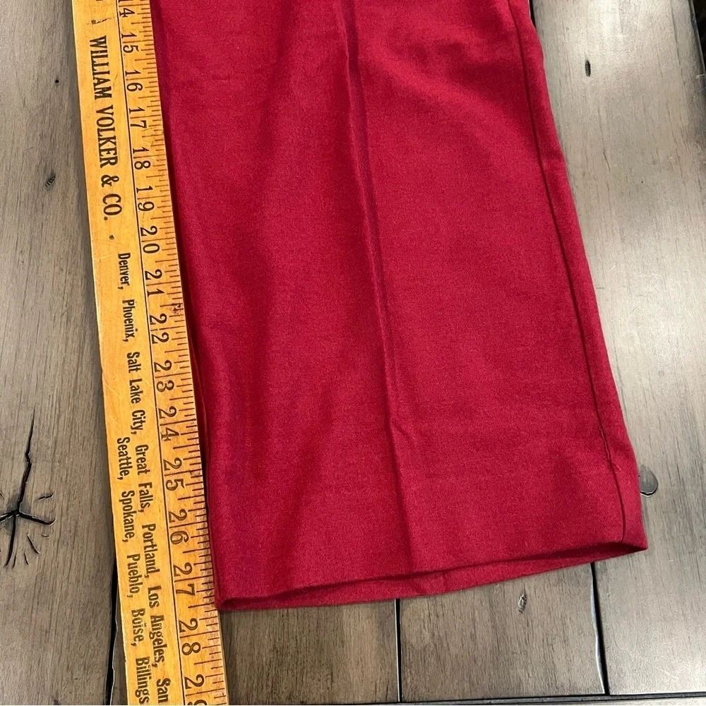Banana Republic Red Chakra Easy Taper Flannel Pant Size XL It#L23